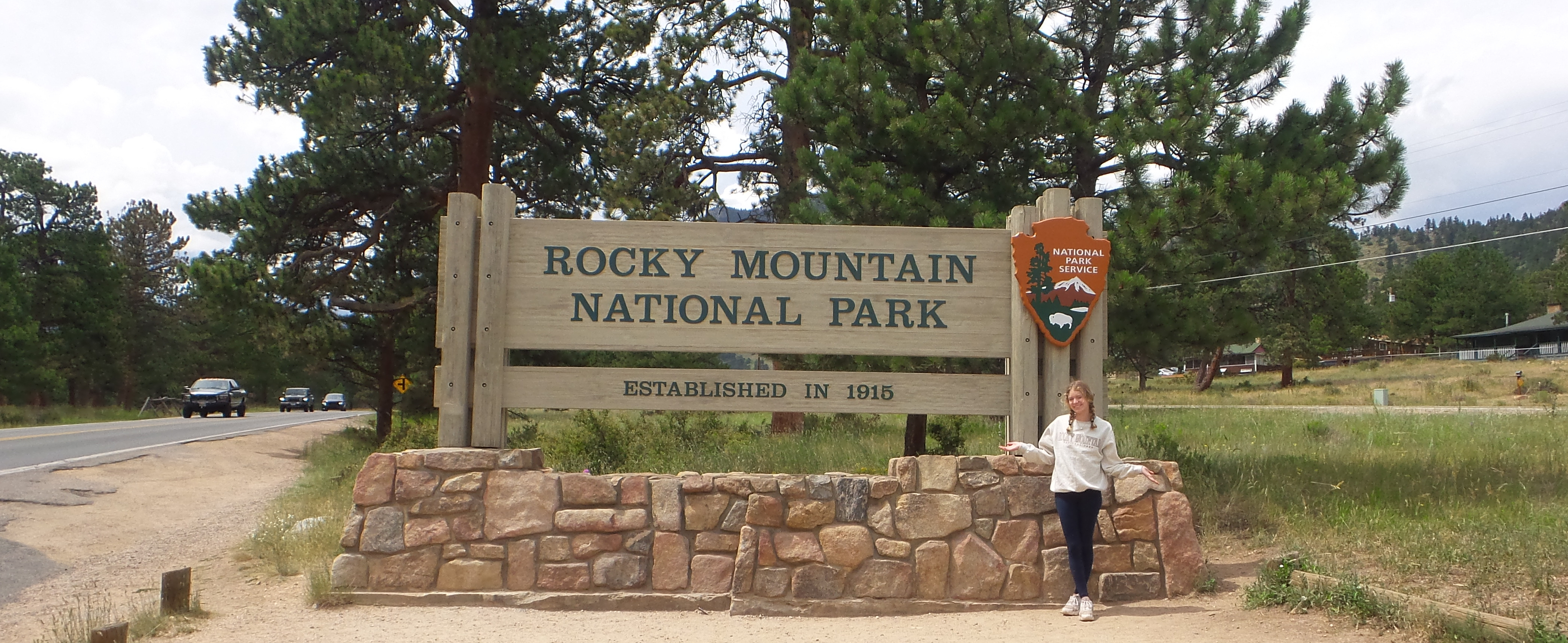 Rocky Mountain National Park Sign